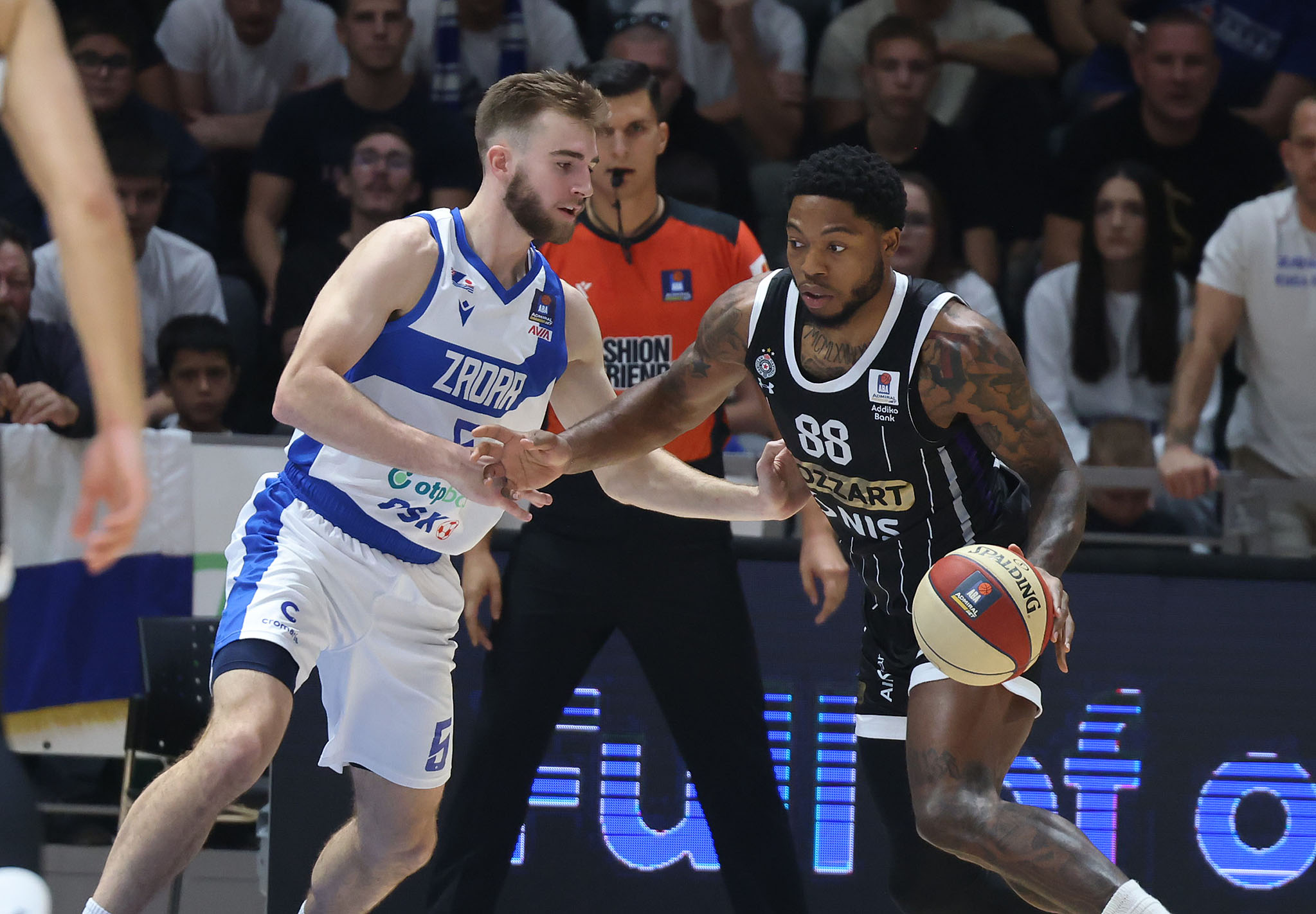 AdmiralBet ABA liga, 5. kolo: KK Zadar – KK Partizan 71-75
