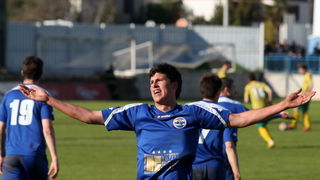 Zadar, 060413. Stadion na Stanovima.Utakmica 26. kola prve HNL izmedju NK Zadar i NK Istra. Na fotografiji: igrac Zadra Stipe Perica.Foto: Jure Miskovic / CROPIX