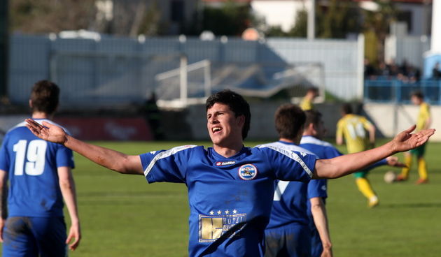 Zadar, 060413. Stadion na Stanovima.Utakmica 26. kola prve HNL izmedju NK Zadar i NK Istra. Na fotografiji: igrac Zadra Stipe Perica.Foto: Jure Miskovic / CROPIX