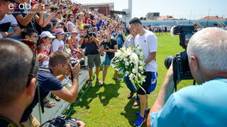 Zadarska vatrena četvorka na Stanovima se družila s mladim zadarskim nogometašima