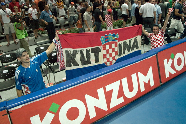 Zadar: Hrvatska-Slovacka 34-21, Foto: Sasa Cuka