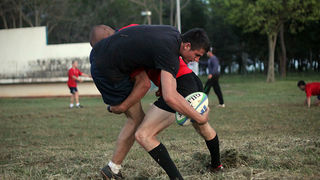 Trening zadarskih ragbijaša u Zemuniku (foto:Saša Čuka)