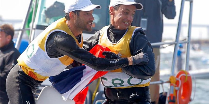 Olimpijski pobjednici Šime Fantela i Igor Marenić, foto: Hina
