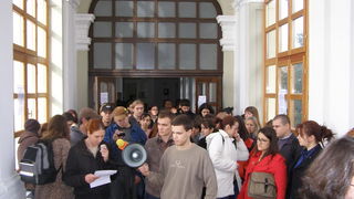 Okupljanje Nezavisne studentske inicijative Zadar (foto Nikola Turcinov) Okupljanje Nezavisne studentske inicijative Zadar (foto Nikola Turcinov)