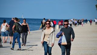 Đir po zadarskoj rivi 9. listopada 2016.