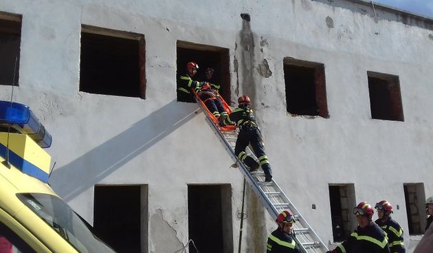 U Novigradu održana pokazna vježba “Potres”. Foto: Filip Buzov