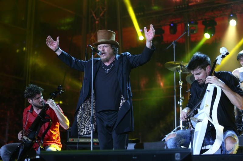 Zagreb Classic: Rođendanski koncert 2Cellos, Zucchera i Olivera na Tomislavcu. Photo: Anto Magzan/PIXSELL Zagreb Classic: Rođendanski koncert 2Cellos, Zucchera i Olivera na Tomislavcu. Photo: Anto Magzan/PIXSELL