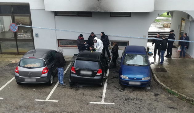 Požar na automobilu na Putu Petrića