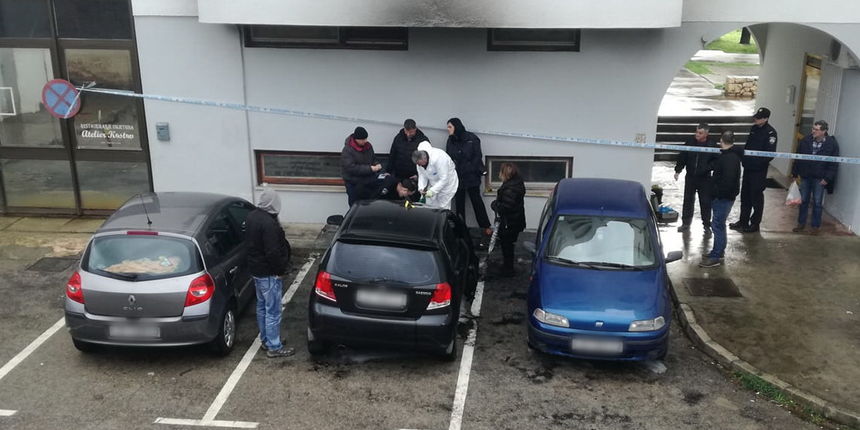 Požar na automobilu na Putu Petrića