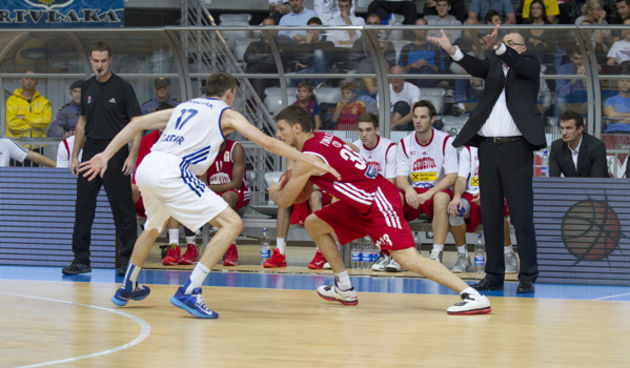 ABA liga: Zadar – Cedevita 66-73, Marko Tomas i Marko Ramljak.Foto: Kristijan Orlić