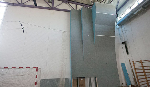 Penjačka stijena u bibinjskoj sportskoj dvorani, Foto: Leo Banić