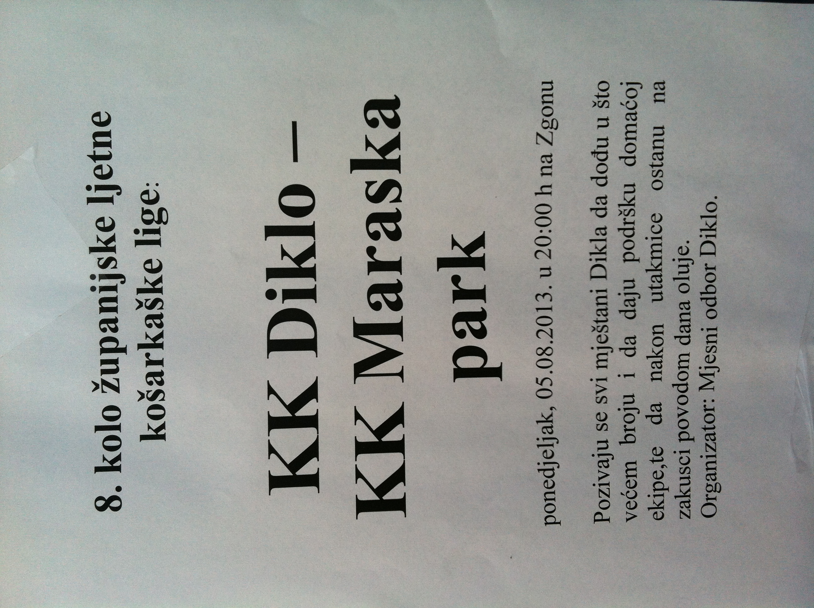 Ljetna liga Diklo-Maraska Ljetna liga Diklo-Maraska