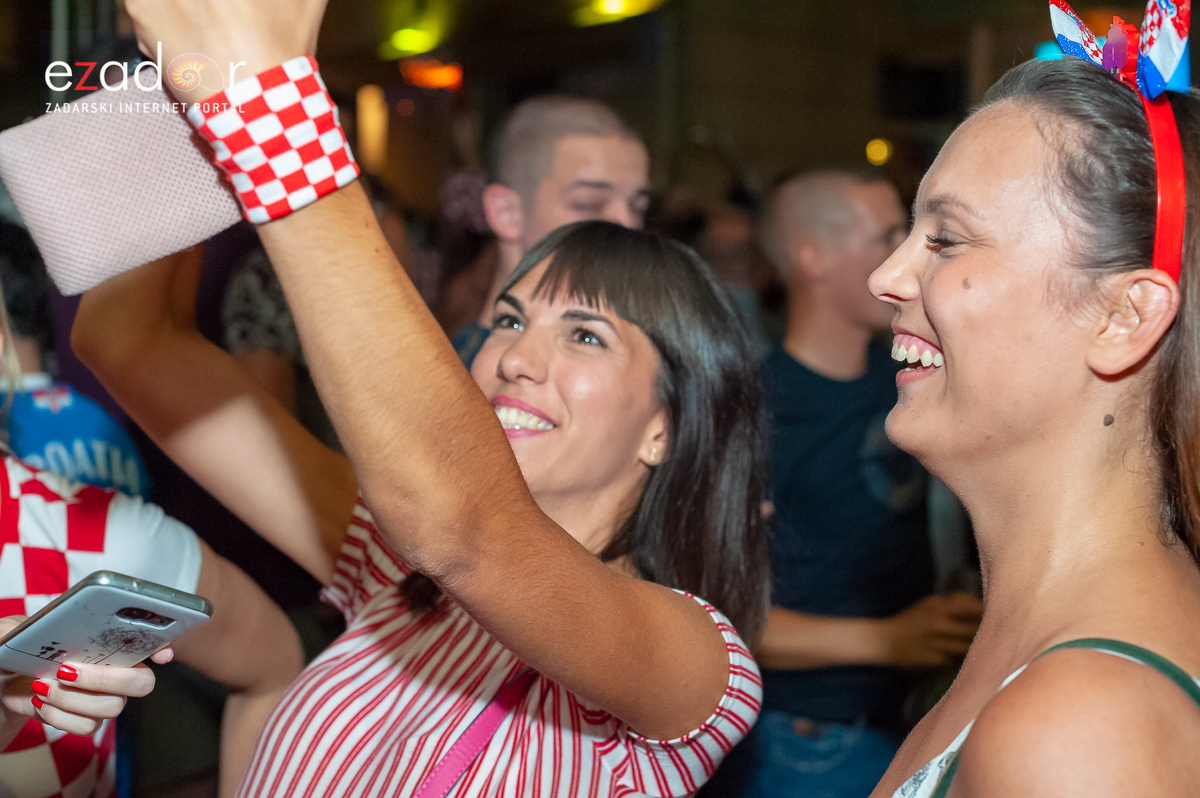Zadar je gorio: Velika fešta nakon plasmana Vatrenih u finale Svjetskog prvenstva