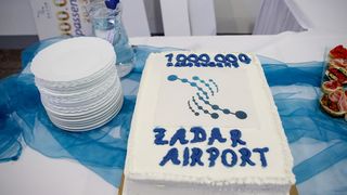 Milijunti putnik sletio u Zračnu luku Zadar