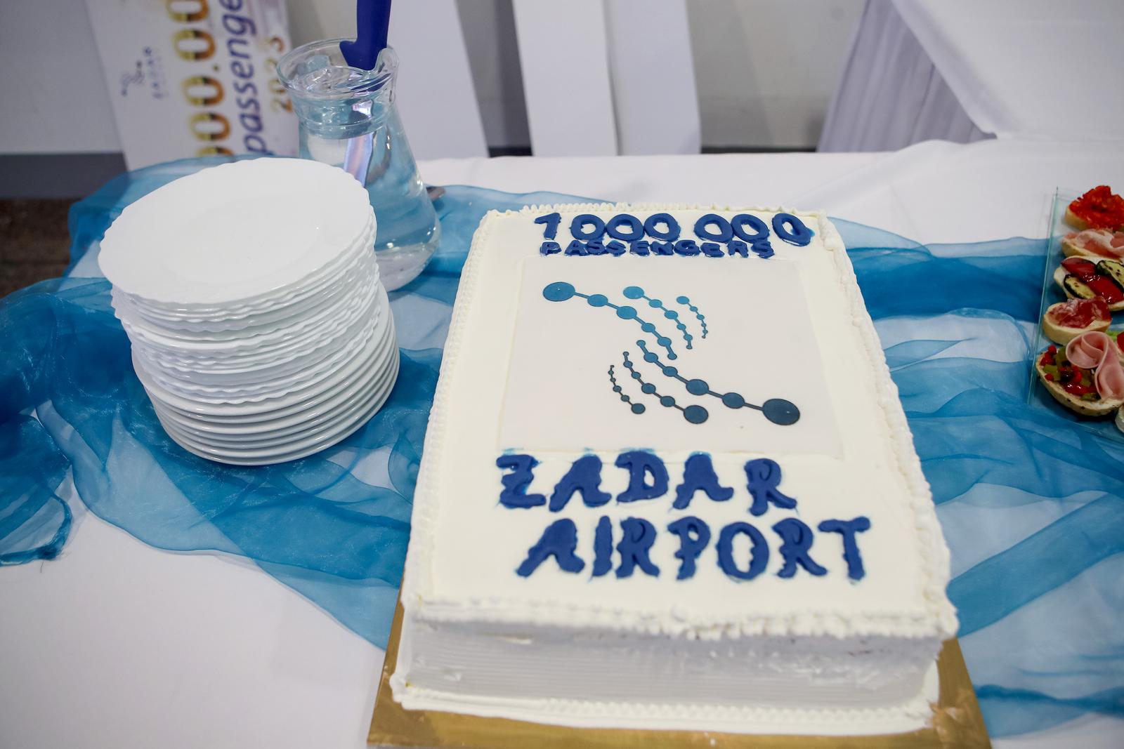 Milijunti putnik sletio u Zračnu luku Zadar