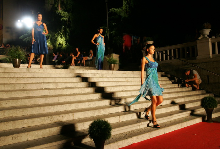 Rijeka, 270810.
Veceras je odrzana modna revija 4 rijecke stepenice na stepenicama pored Grand Hotela Bonavia. Ono