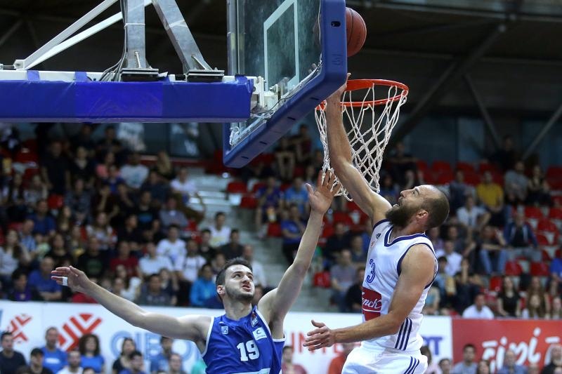 KC Drazen Petrovic, Zagreb – A-1 muska Liga za prvaka, polufinale, 3. utakmica, KK Cibona – KK Zadar 80-71. Photo: Goran Stanzl/PIXSELL KC Drazen Petrovic, Zagreb – A-1 muska Liga za prvaka, polufinale, 3. utakmica, KK Cibona – KK Zadar 80-71. Photo: Goran Stanzl/PIXSELL