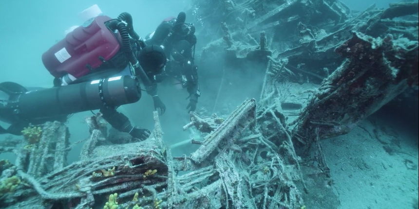 Pronađeni ostaci zrakoplova na 40 metara dubine u viškom akvatoriju