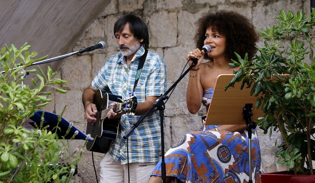 Martine Thomas i Emil Šprljan, foto: darko belančić