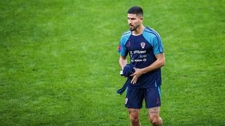 Hrvatska nogometna reprezentacija odradila trening u Bursi