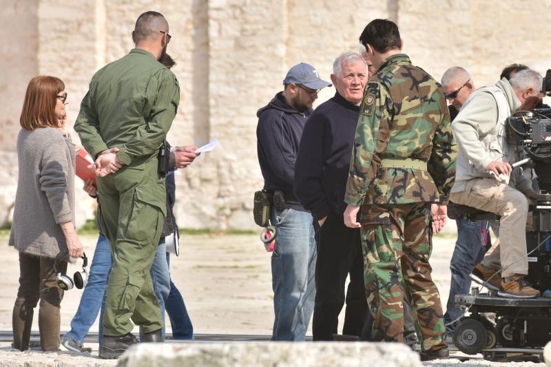 Snimanje scene iz filma “General” na zadarskom Forumu