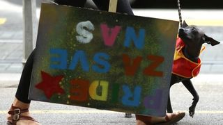 Održan je XV Zagreb Pride pod motom Još Hrvatska ni propala. Photo: PIXSELL Održan je XV Zagreb Pride pod motom Još Hrvatska ni propala. Photo: PIXSELL