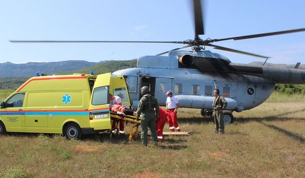 Posade HRZ i PZO-a tijekom vikenda prevezle sedam pacijenata, foto: HRZ i PZO