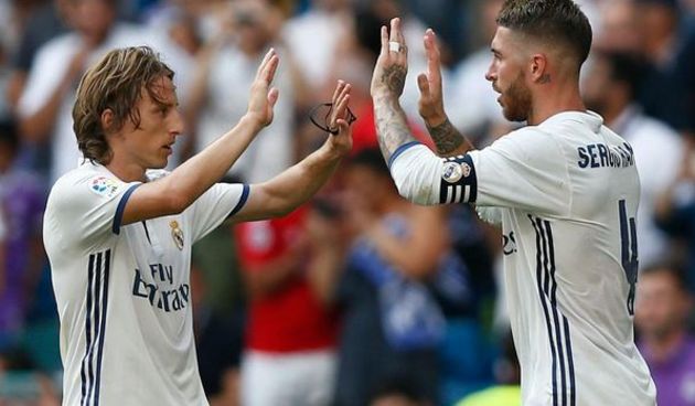 Luka Modrić i Sergio Ramos, foto: Real Madrid C. F. ‏