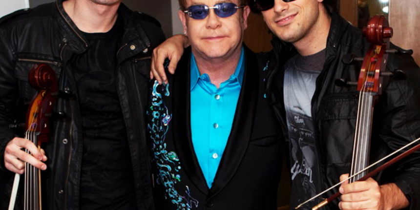 Luka Šulić, Elton John i Stjepan Hauser Luka Šulić, Elton John i Stjepan Hauser