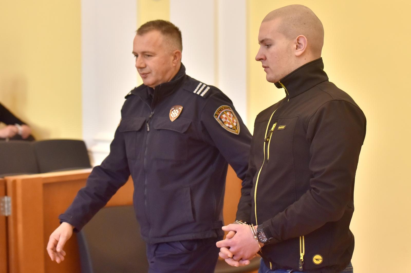 Suđenje Tinu Šunjergi na Županijskom sudu u Zadru