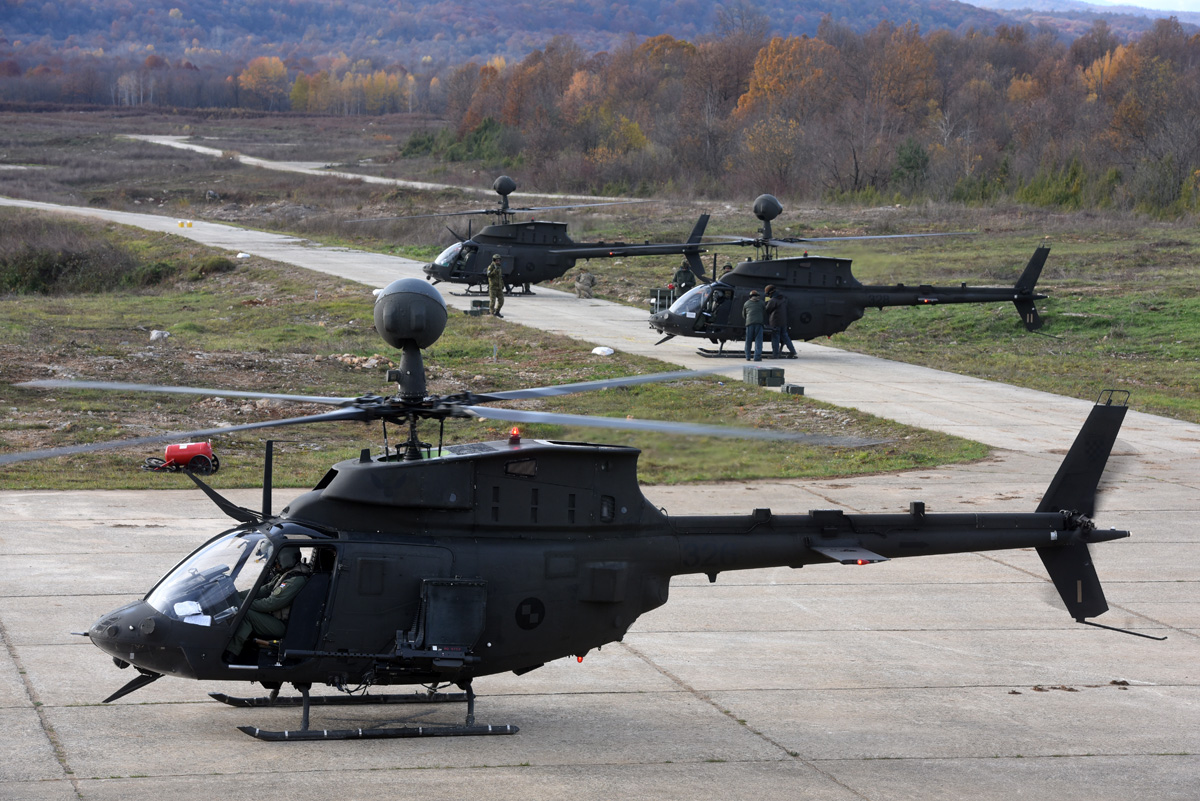 Grupna bojeva gađanja i raketiranja iz Kiowa Warrior