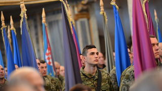 Svečani mimohod postrojbi u povodu proslave 23. obljetnice VRO Maslenica. Foto: Iva Perinčić