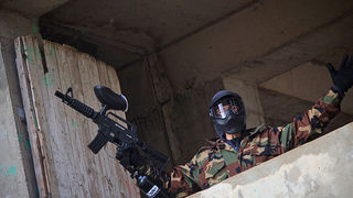 Paintball u Gaženici, 22. siječnja 2012. (foto:Saša Čuka)