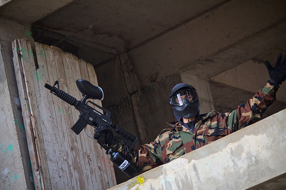 Paintball u Gaženici, 22. siječnja 2012. (foto:Saša Čuka)