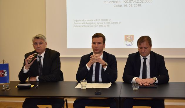 Predstavljen projekt Prometnog masterplana Sjeverne Dalmacije, Božidar Longin, Josip Bilaver, Branko Dukic