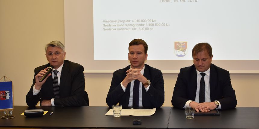 Predstavljen projekt Prometnog masterplana Sjeverne Dalmacije, Božidar Longin, Josip Bilaver, Branko Dukic