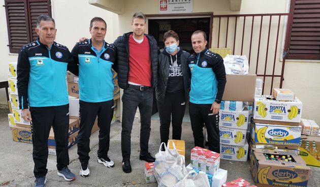 HNK Zadar u akciji prikupljanja pomoći za Caritasovu socijalnu samoposlugu