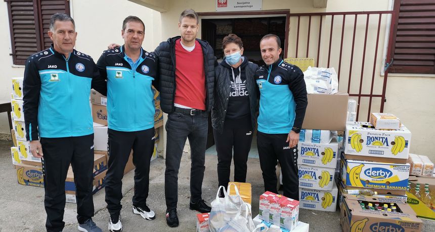 HNK Zadar u akciji prikupljanja pomoći za Caritasovu socijalnu samoposlugu