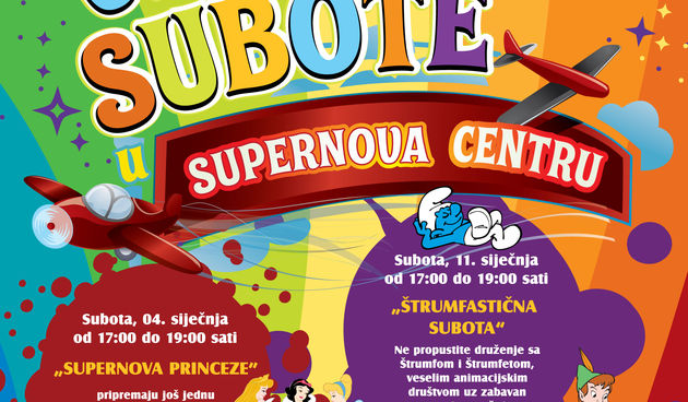 Štrumpfastična subota u Supernova centru