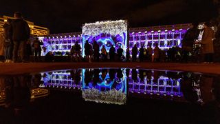 Festival svjetla – Instalacija Odd Dynamics na pročelju muzeja Mimara