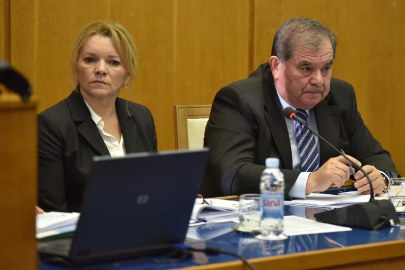 Zadar – Sjednica Gradskog vijeca Grada Zadra. Gradonacelnik Bozidar Kalmeta i zamjenik Zvonimir Vrancic. Reno Sinovcic. Joso Nekic. Danijel Kasap.Photo: Dino Stanin/PIXSELL