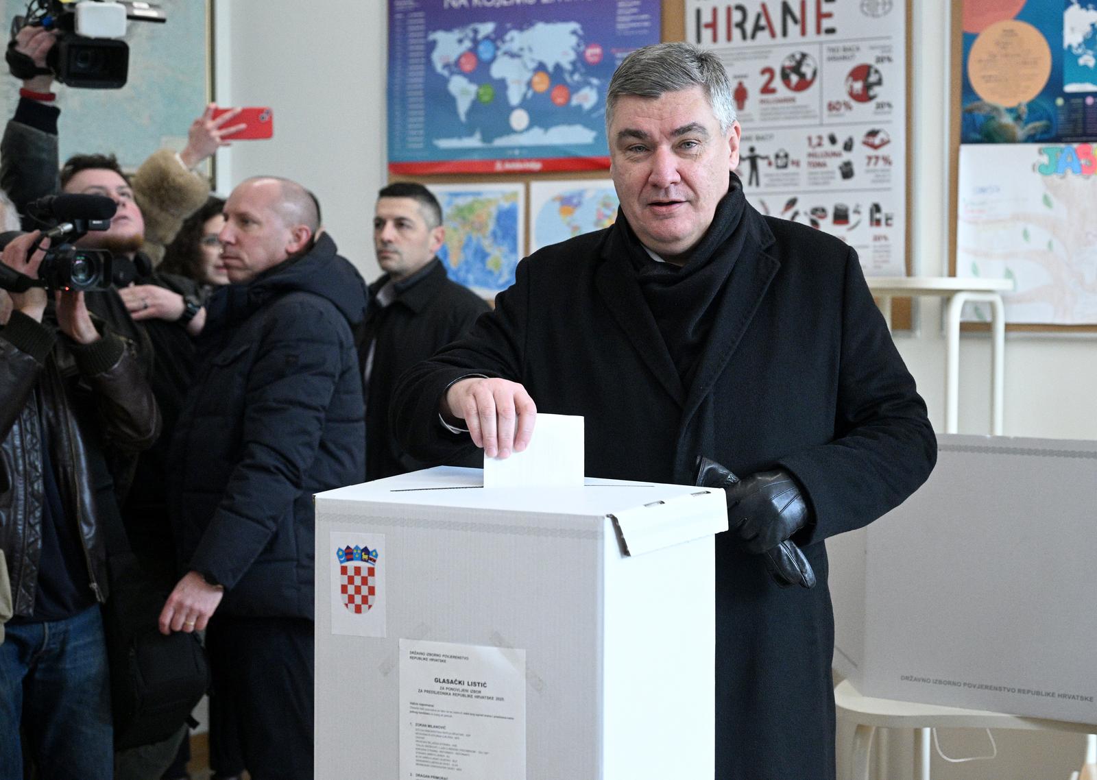 Zoran Milanović glasovao je u drugom krugu predsjedničkih izbora