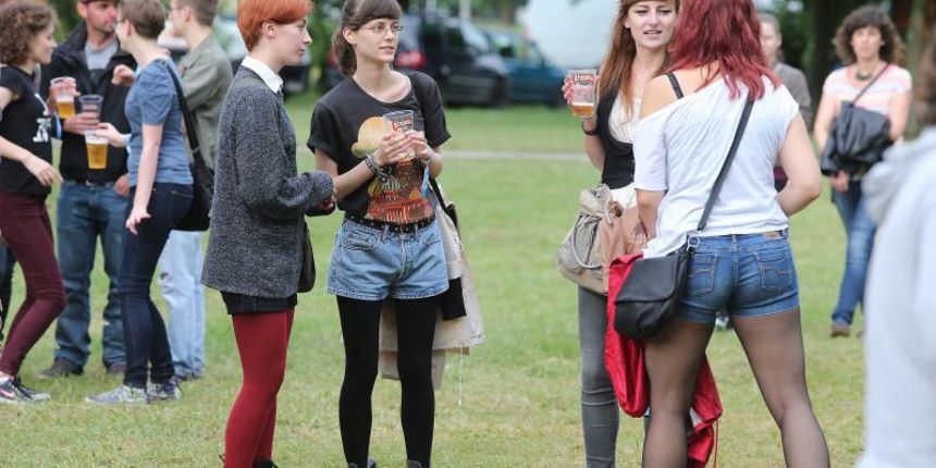 Zagreb – INmusic festival na zagrebackom jezeru Jarun unatoc losem vremenu okupio velik broj posjetitelja. Photo: Jurica Galoic/PIXSELL