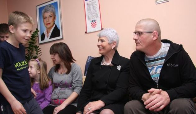 Jadranka Kosor kod Purde ( foto Cropix).