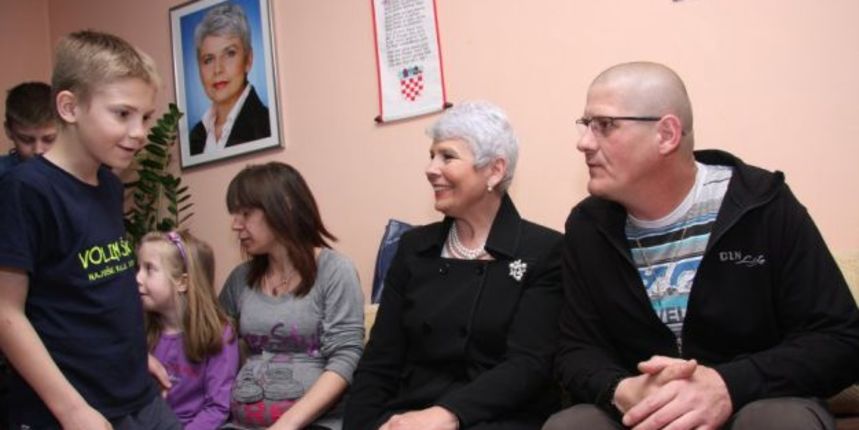 Jadranka Kosor kod Purde ( foto Cropix).