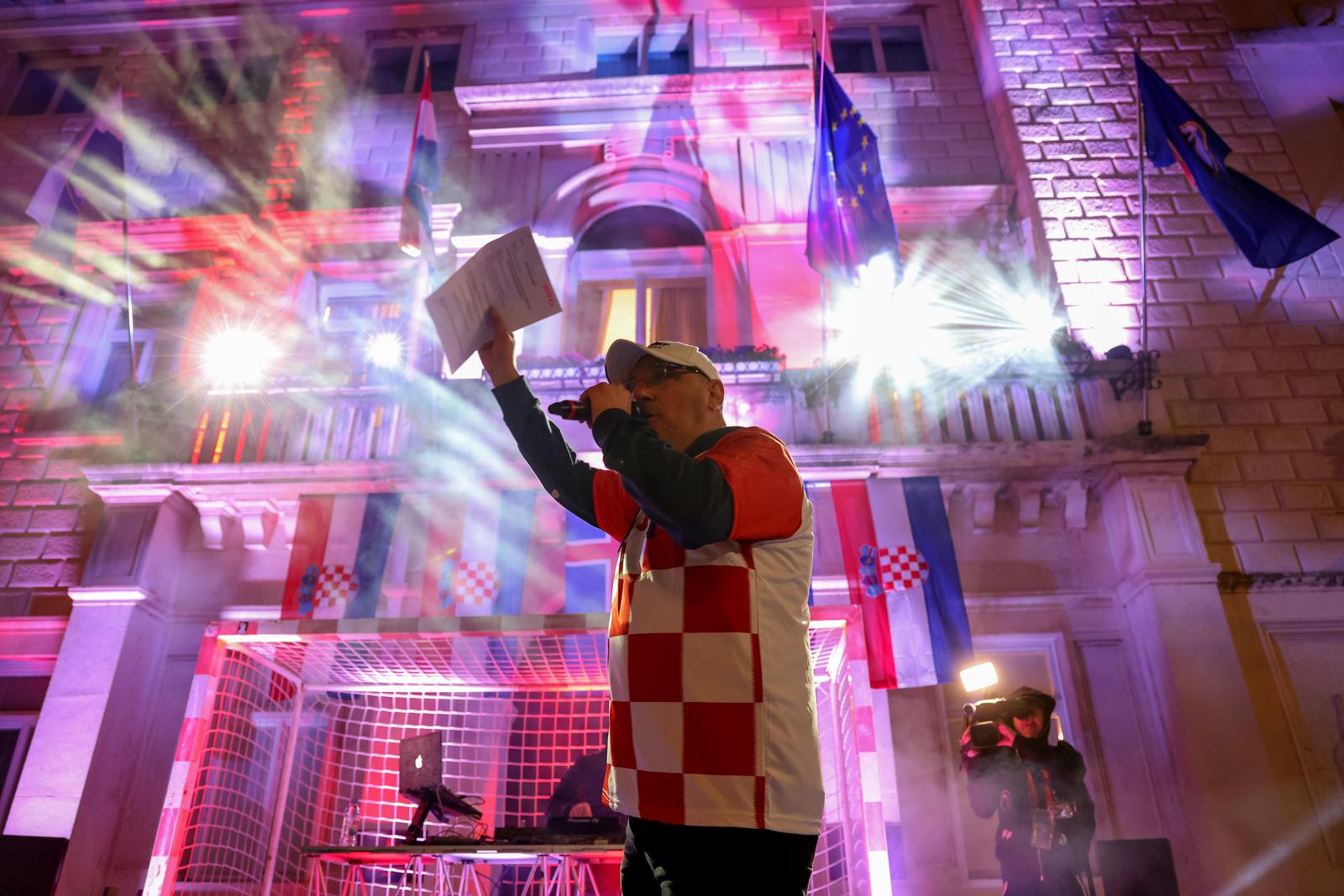 Doček rukometaša u Zadru Doček rukometaša u Zadru