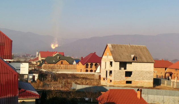 Eksplodirao plinovod u Ukrajini, Foto: dzerkalo-zakarpattya.com