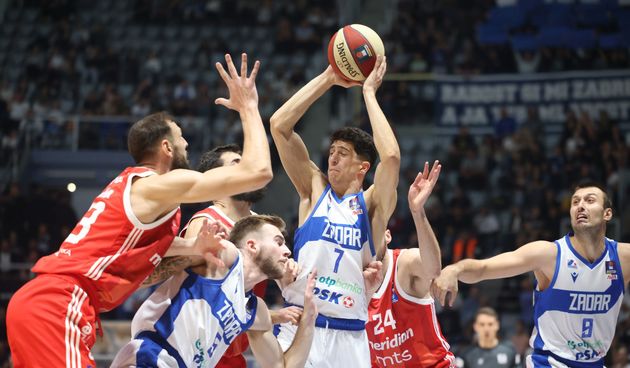AdmiralBet ABA liga, 6. kolo: KK Zadar – KK Crvena Zvezda 77-84