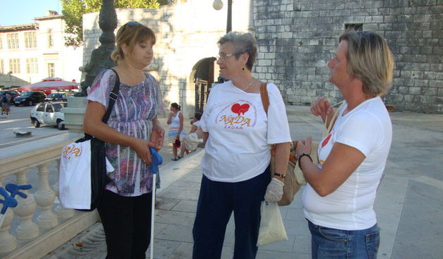 Udruga Nada u akciji prikupljanja infektivnog otpada u Zadru, foto: M. Jerak
