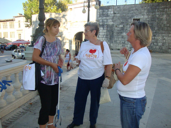 Udruga Nada u akciji prikupljanja infektivnog otpada u Zadru, foto: M. Jerak